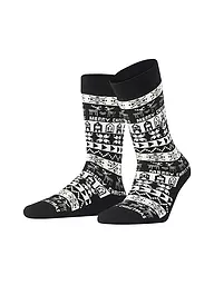 BURLINGTON | Damen Socken MERRY CHRISTMAS 36-41 black | Nero