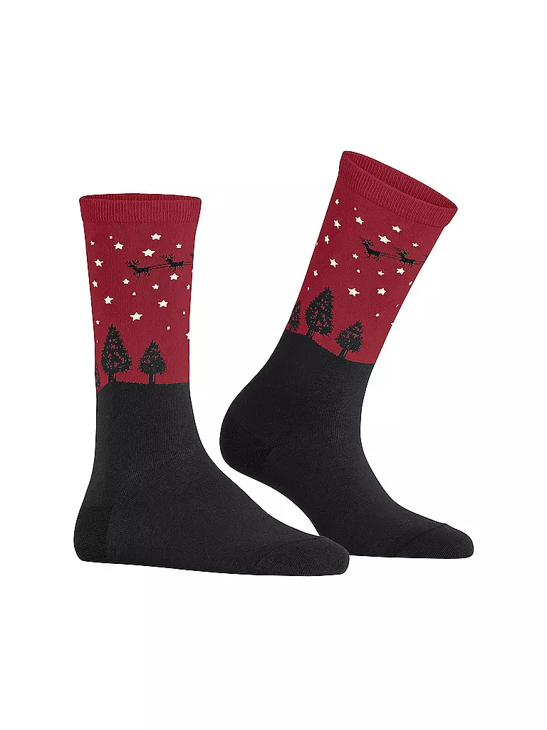 BURLINGTON | Damen Socken SILENT NIGHT 36-41 black | Nero