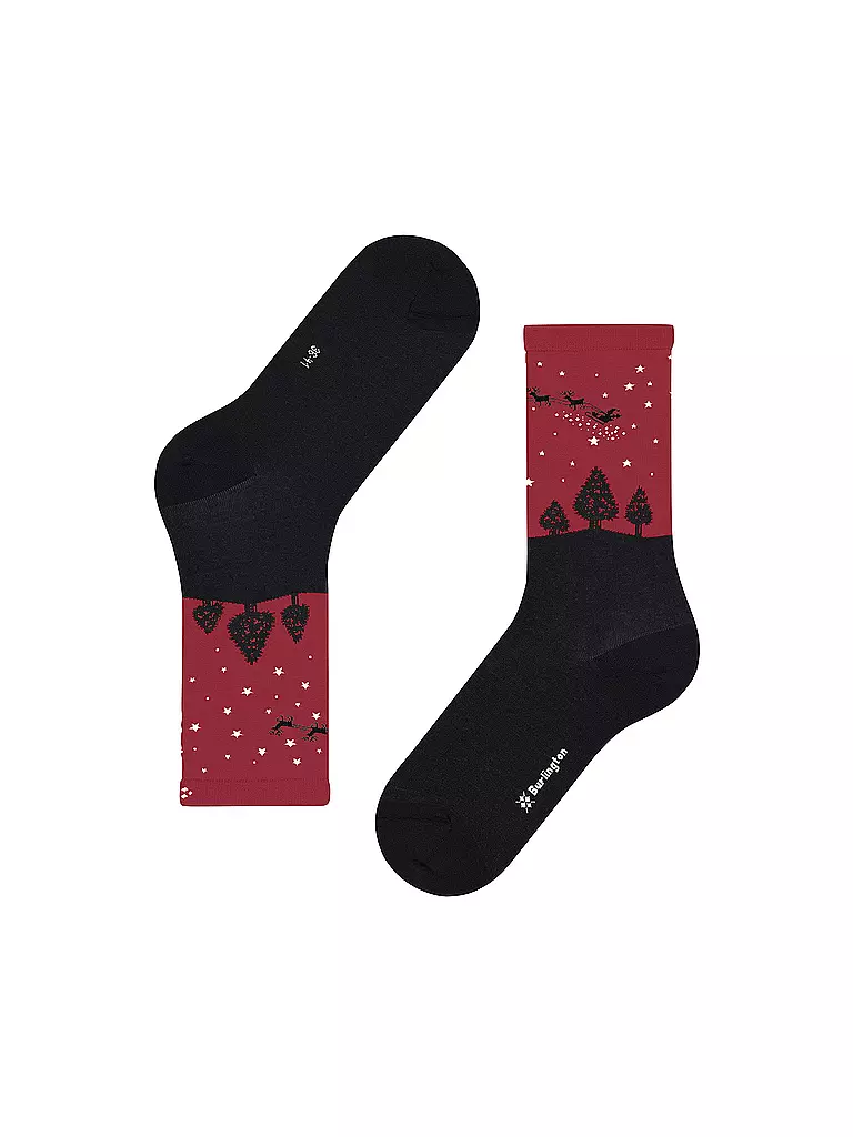 BURLINGTON | Damen Socken SILENT NIGHT 36-41 black | Nero