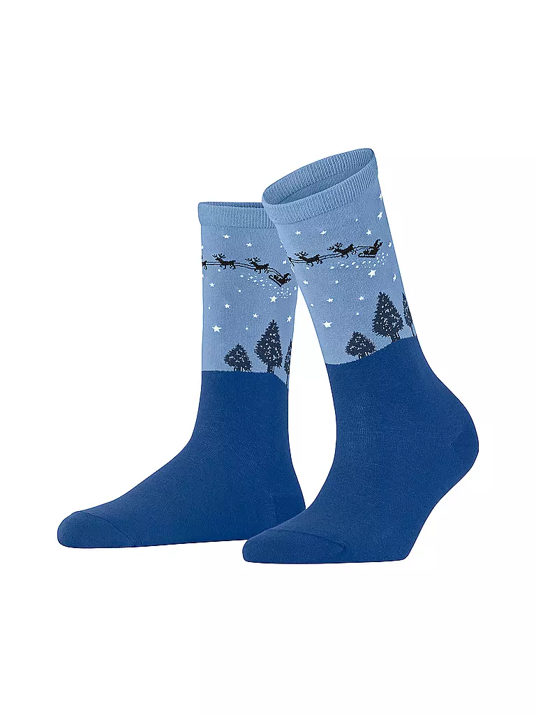 BURLINGTON | Damen Socken SILENT NIGHT 36-41 yve | Blu