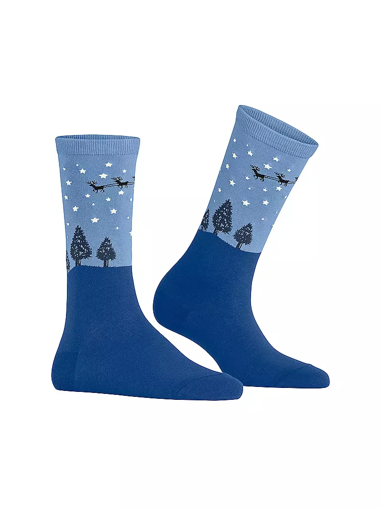 BURLINGTON | Damen Socken SILENT NIGHT 36-41 yve | Blu