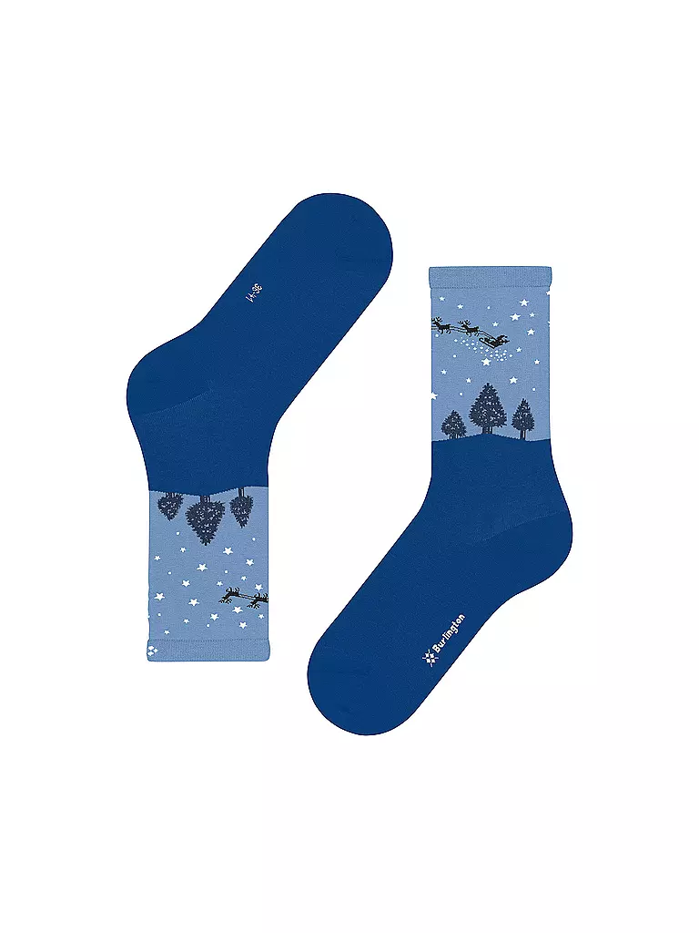 BURLINGTON | Damen Socken SILENT NIGHT 36-41 yve | Blu