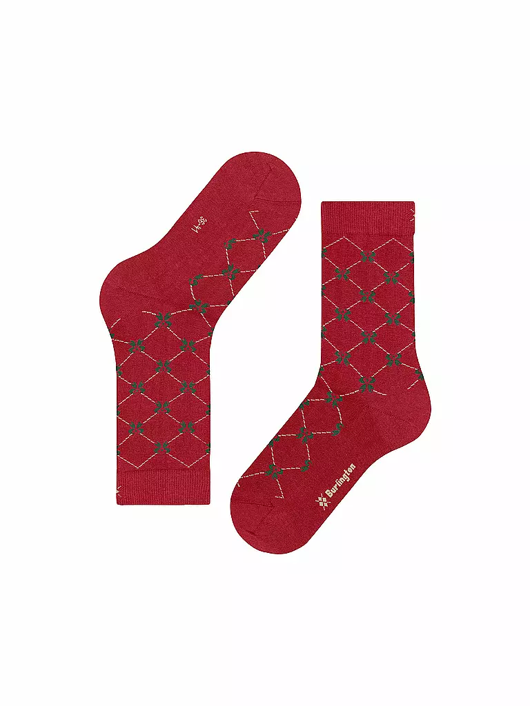 BURLINGTON | Damen Socken SWEET RIBBON 36-41 red pepper | Rosso