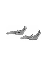 BURLINGTON | Fantasmini da uomo EVERYDAY, confezione da 2, ghiaia | Grigio chiaro