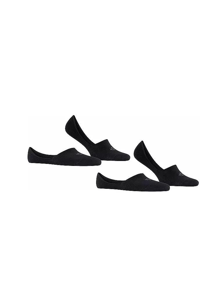 BURLINGTON | Füsslinge da uomo EVERYDAY, confezione da 2, nero | 