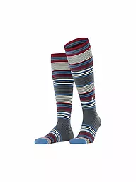 BURLINGTON | Herren Kniestrümpfe STRIPE 40-46 marine | Blu