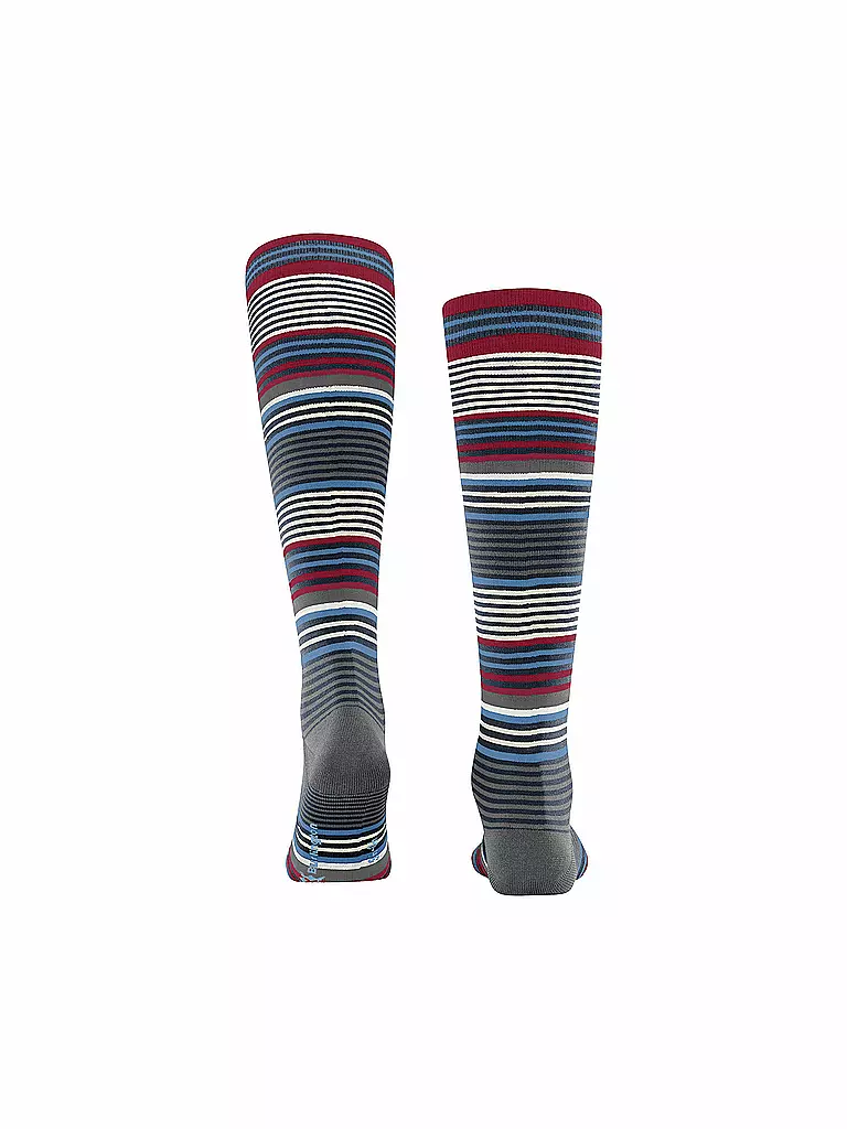 BURLINGTON | Herren Kniestrümpfe STRIPE 40-46 marine | Blu