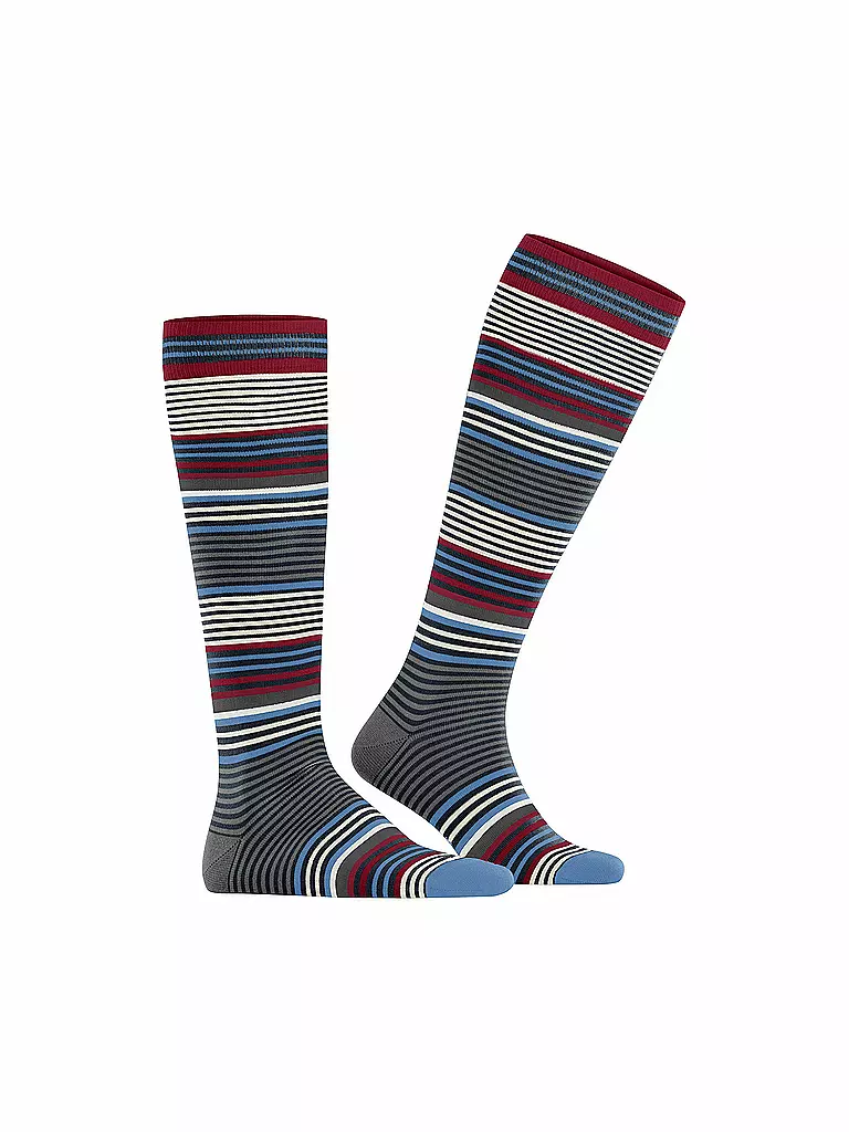 BURLINGTON | Herren Kniestrümpfe STRIPE 40-46 marine | Blu