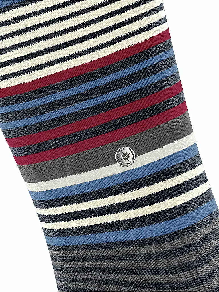 BURLINGTON | Herren Kniestrümpfe STRIPE 40-46 marine | Blu