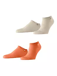 BURLINGTON | Calzini sneaker da uomo EVERYDAY, confezione da 2, 40-46, color sandstone | Arancione