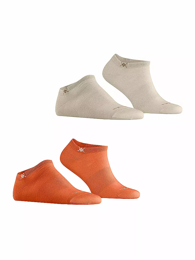 BURLINGTON | Herren Sneaker Socken EVERYDAY 2-er Pkg. 40-46 pumpkin | Arancione