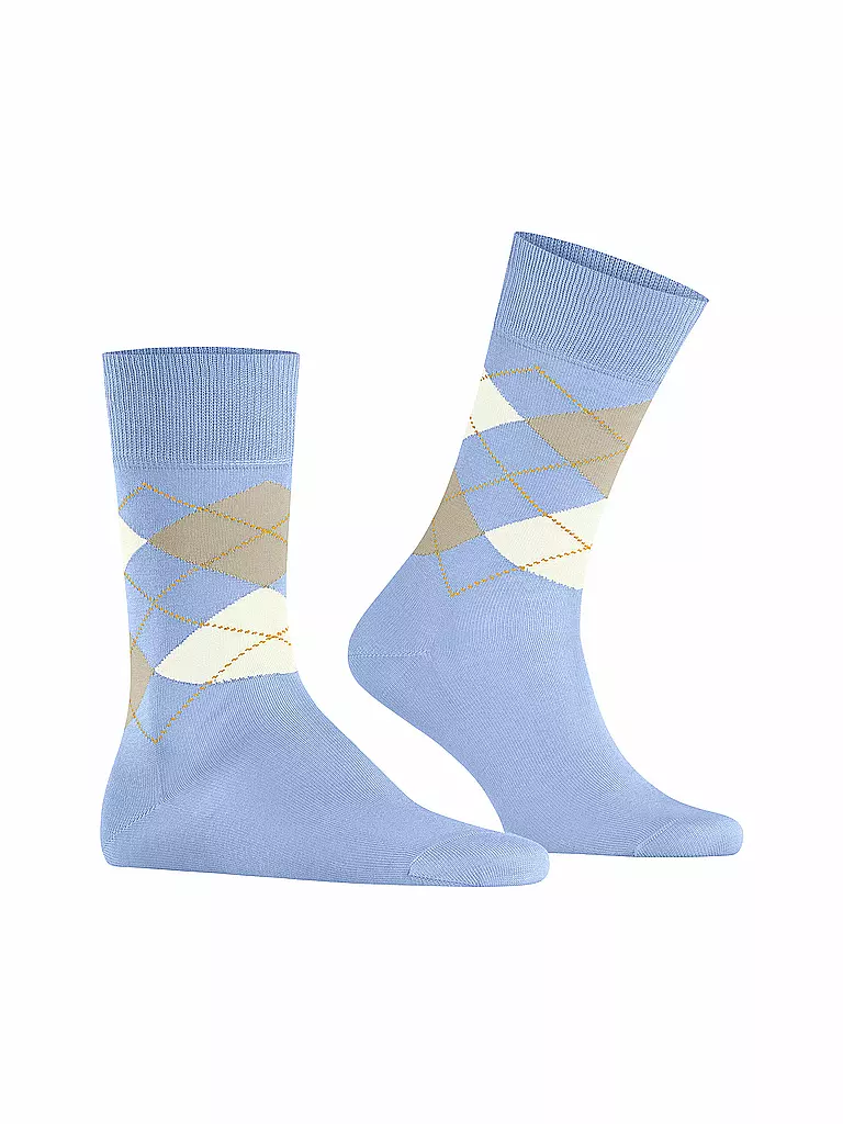 BURLINGTON | Herren Socken 40-46 MANCHESTER sky blue | Blu