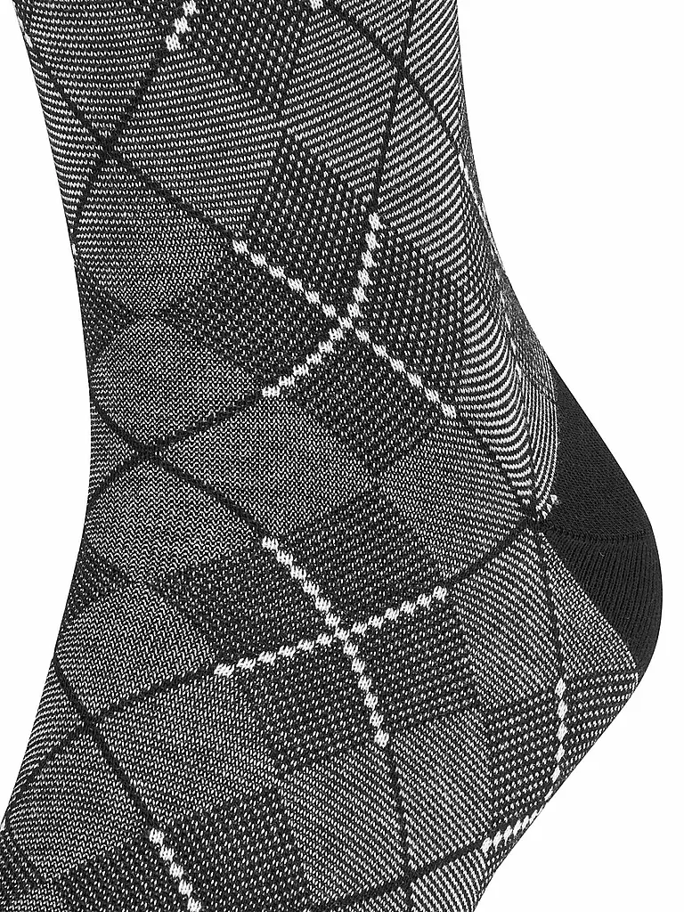 BURLINGTON | Herren Socken CARRINGTON 40-46 black | Nero