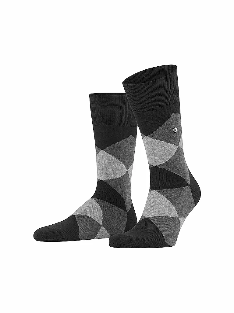 BURLINGTON | Herren Socken CLYDE 40-46 black | Nero
