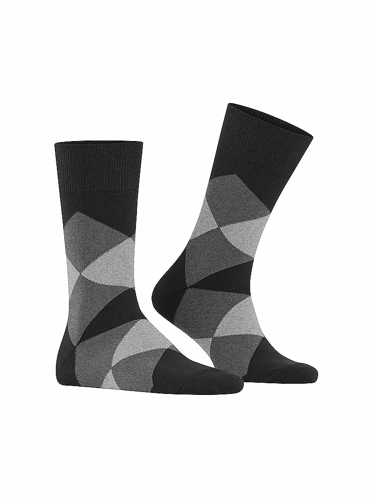 BURLINGTON | Herren Socken CLYDE 40-46 black | Nero