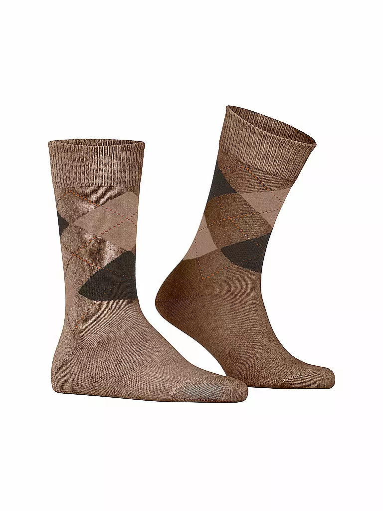 BURLINGTON | Herren Socken DUNDEE 40-46 toffe mel  | Marrone chiaro