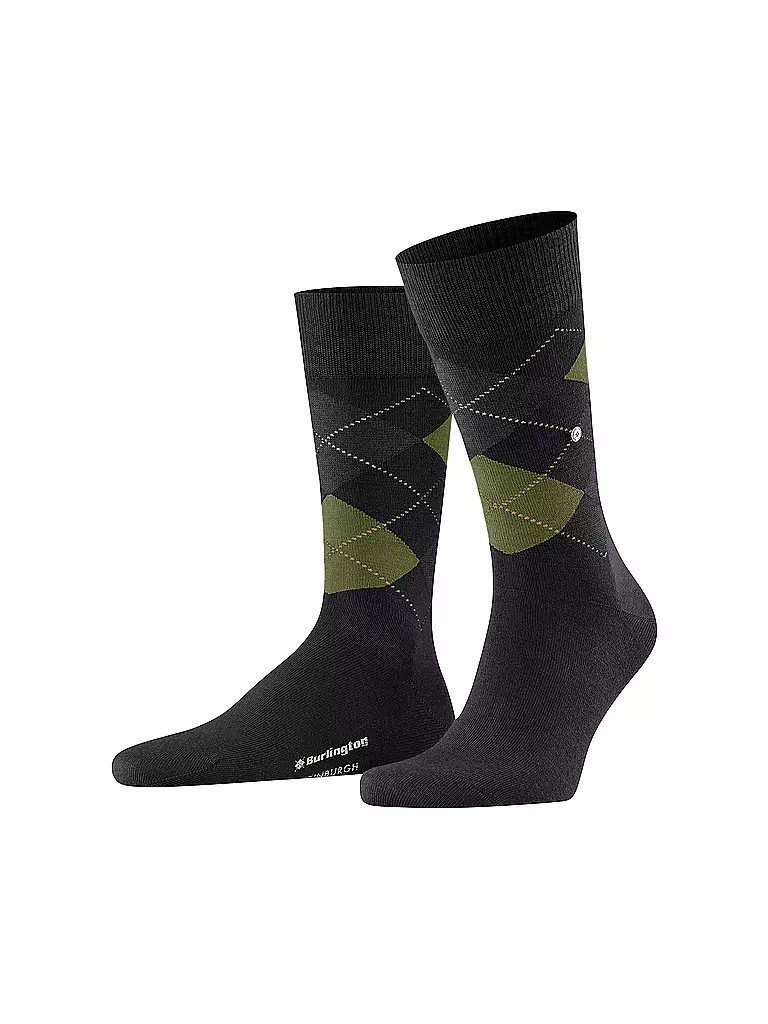 BURLINGTON | Herren Socken EDINBURGH 40-46 black | Nero