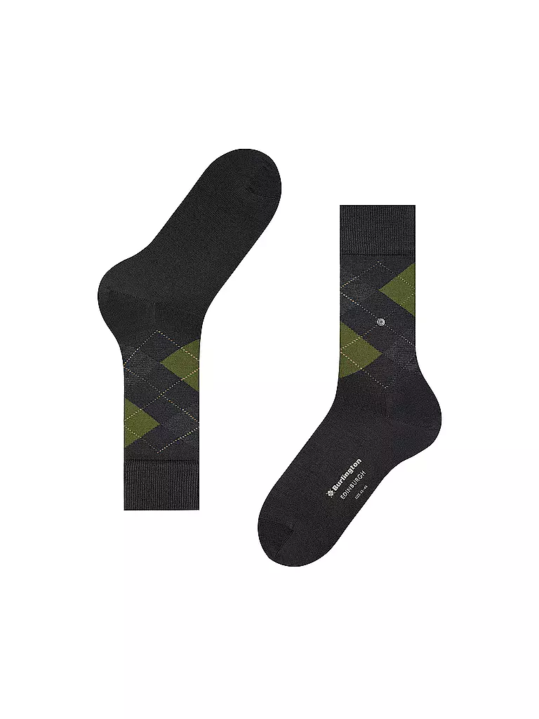 BURLINGTON | Herren Socken EDINBURGH 40-46 black | Nero