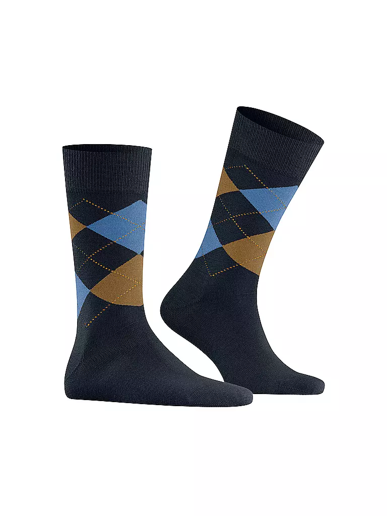 BURLINGTON | Herren Socken EDINBURGH 40-46 dark night | Blu scuro