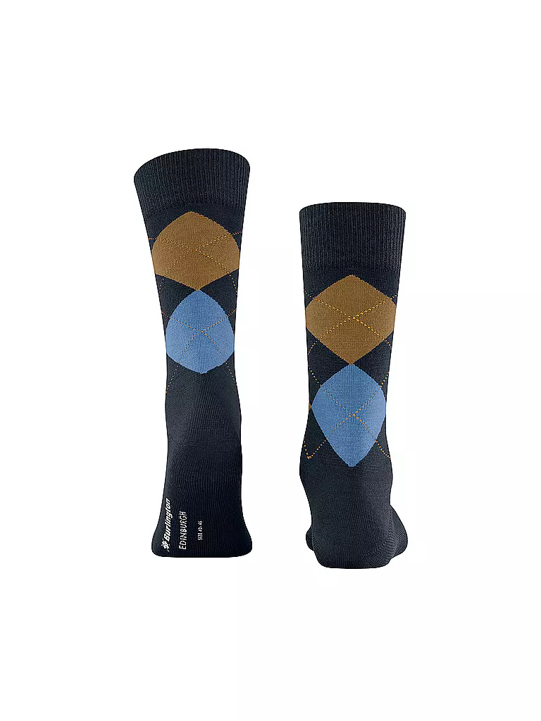 BURLINGTON | Herren Socken EDINBURGH 40-46 dark night | Blu scuro