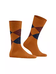 BURLINGTON | Herren Socken EDINBURGH blush | Arancione