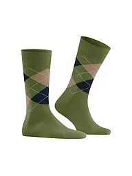 BURLINGTON | Herren Socken EDINBURGH blush | Oliva
