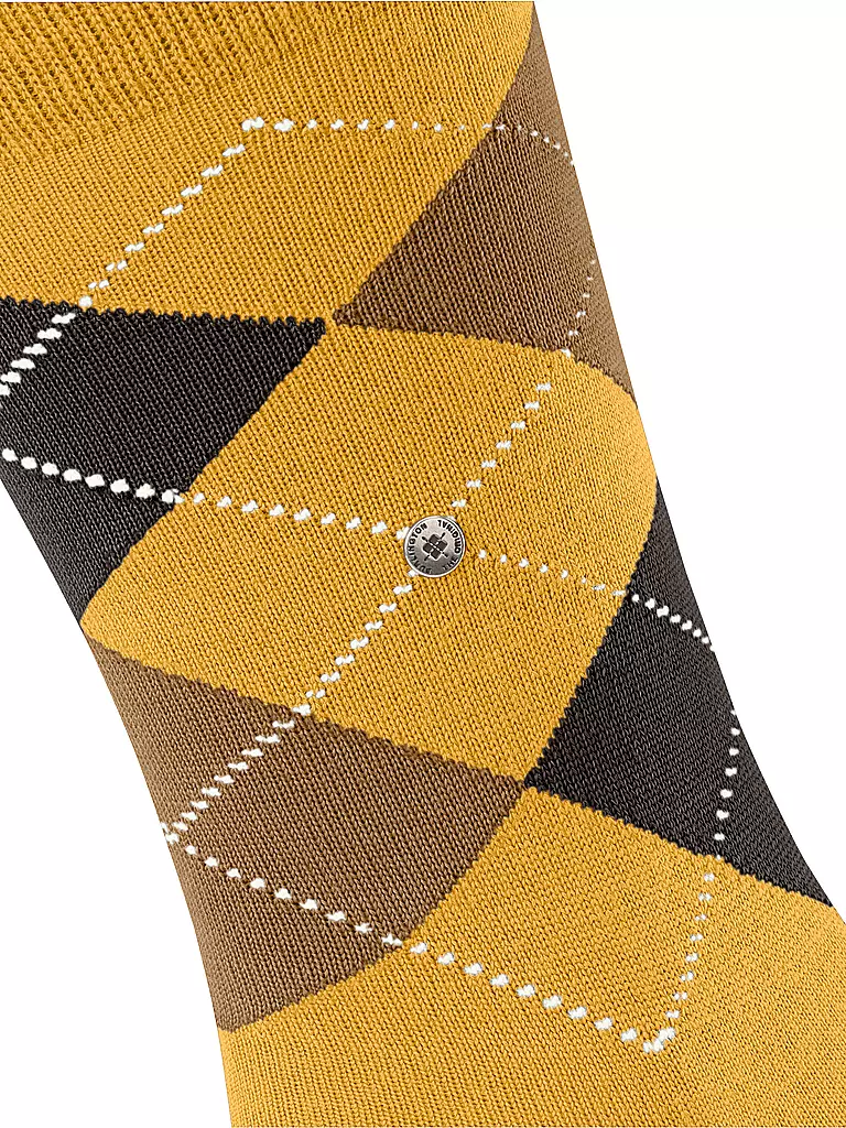 BURLINGTON | Herren Socken EDINBURGH solar | Giallo