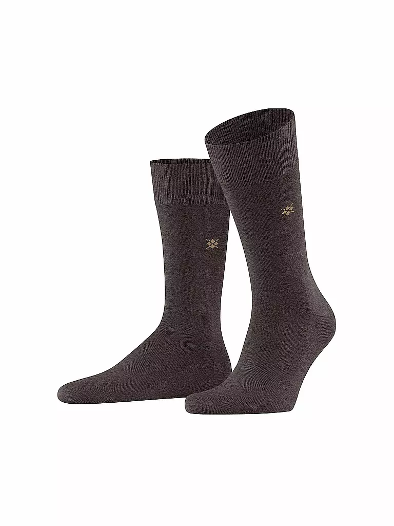 BURLINGTON | Herren Socken LEEDS 40-46 brown mel | Marrone