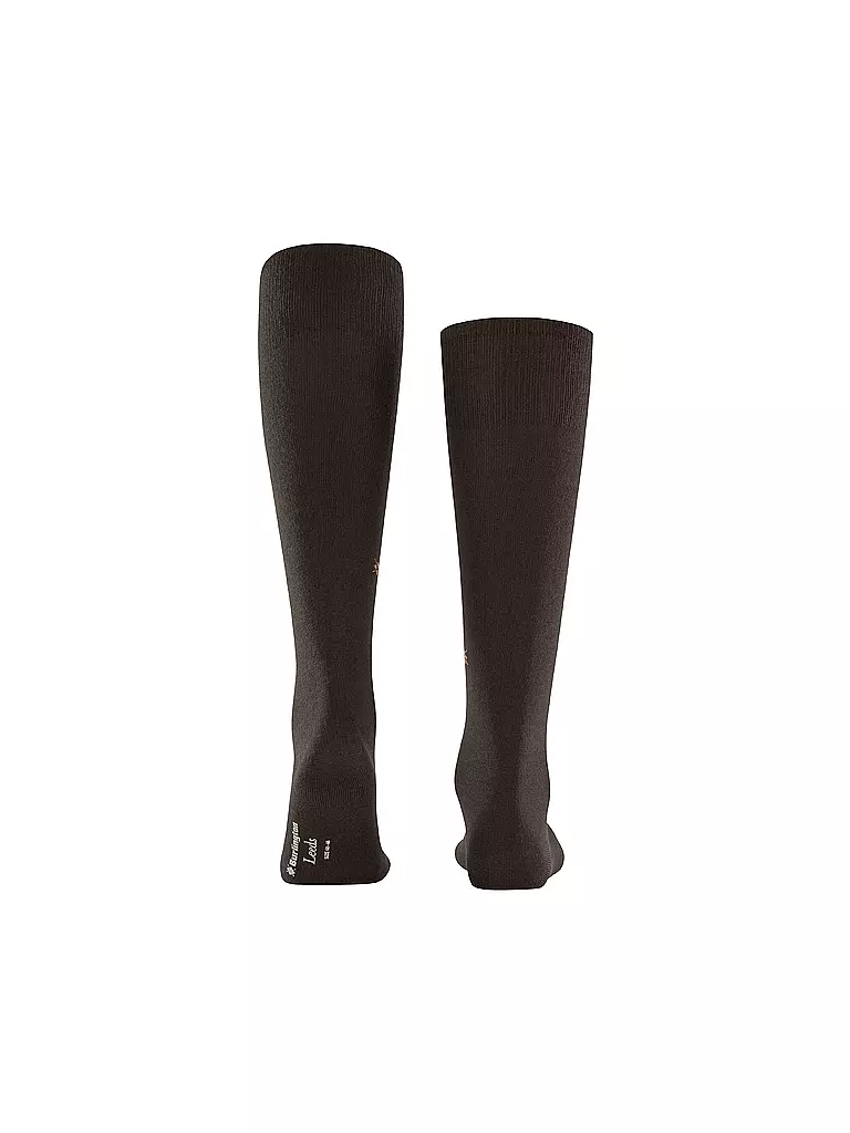 BURLINGTON | Kniestrümpfe LEEDS 40-46 dark brown da uomo | 