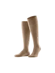BURLINGTON | Calze al ginocchio da uomo LEEDS 40-46 nere | Cammello