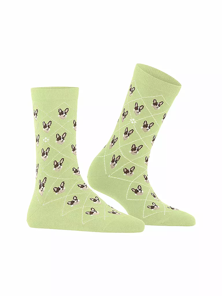 BURLINGTON | Socken Gr 36-41 lemon | Verde chiaro