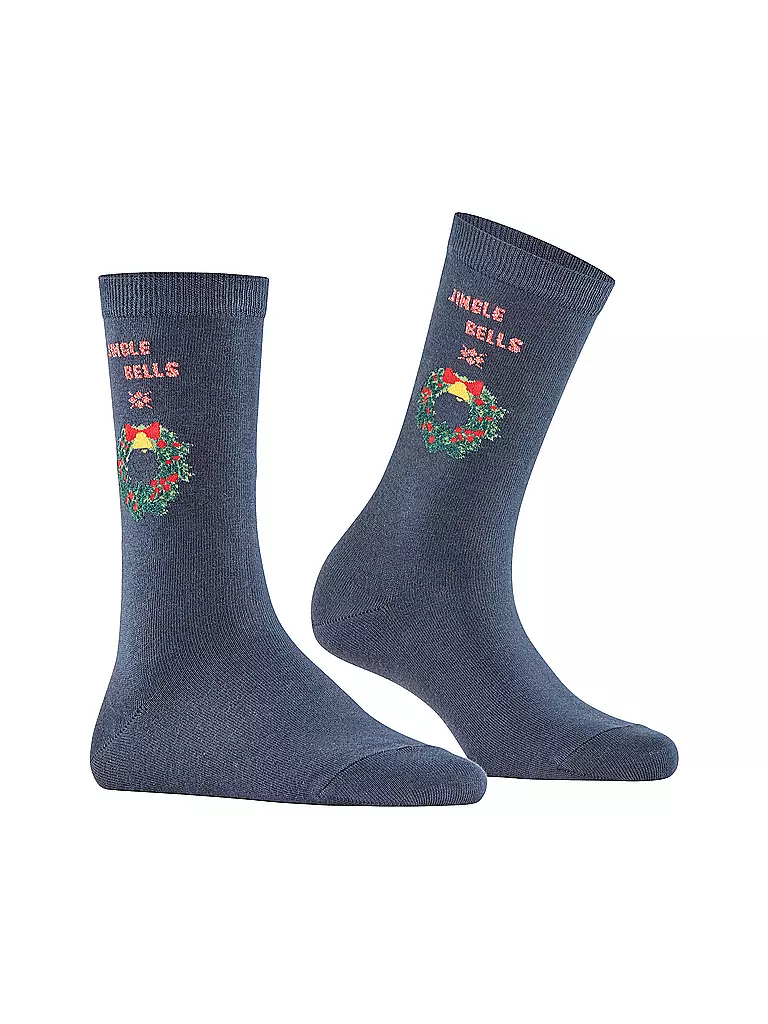 BURLINGTON | Socken JINGLE BELLS 36-41 marine |