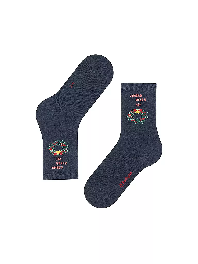 BURLINGTON | Socken JINGLE BELLS 36-41 marine |
