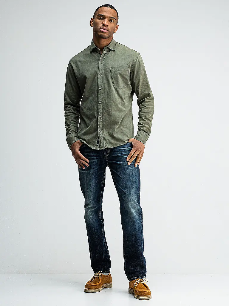 BUTCHER OF BLUE | Camicia Regular Fit AIDAN | Oliva