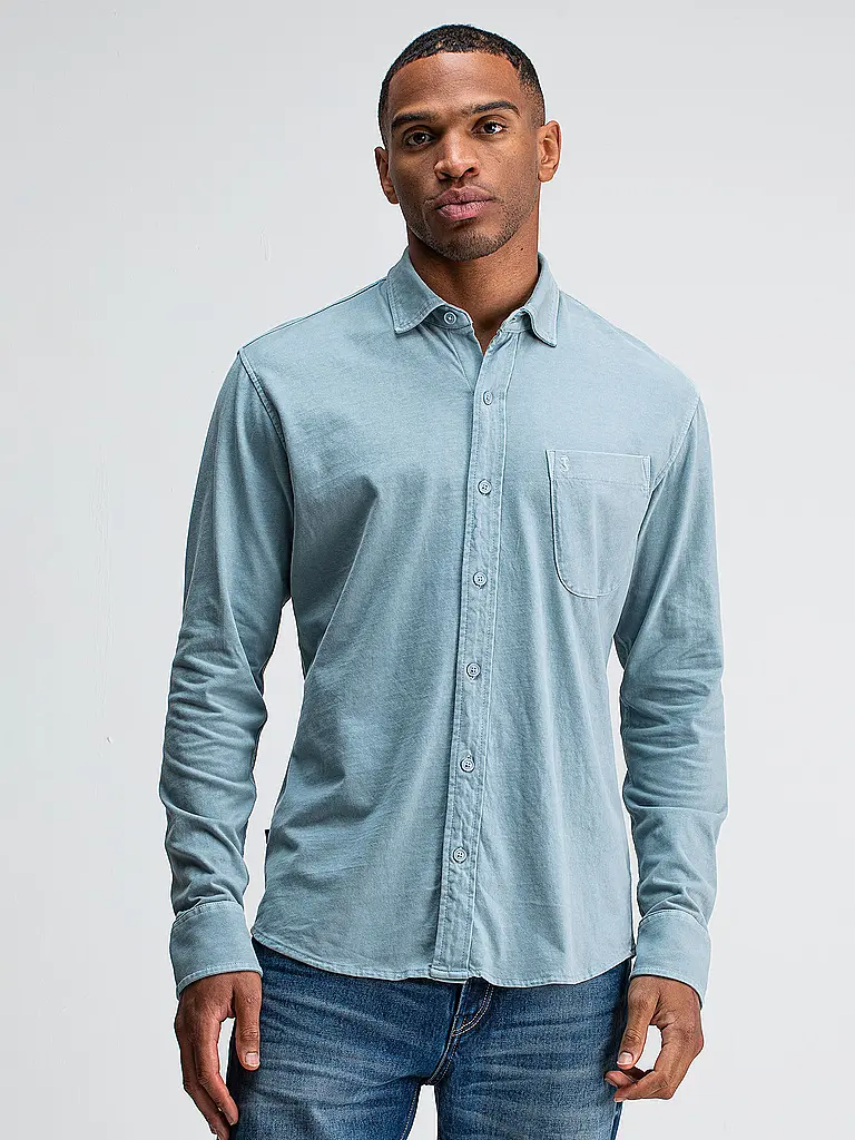 BUTCHER OF BLUE | Camicia Regular Fit AIDAN | Blu chiaro