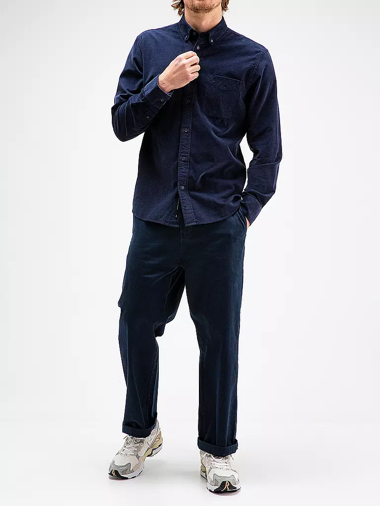 BUTCHER OF BLUE | Cordhemd ROBBY | Blu