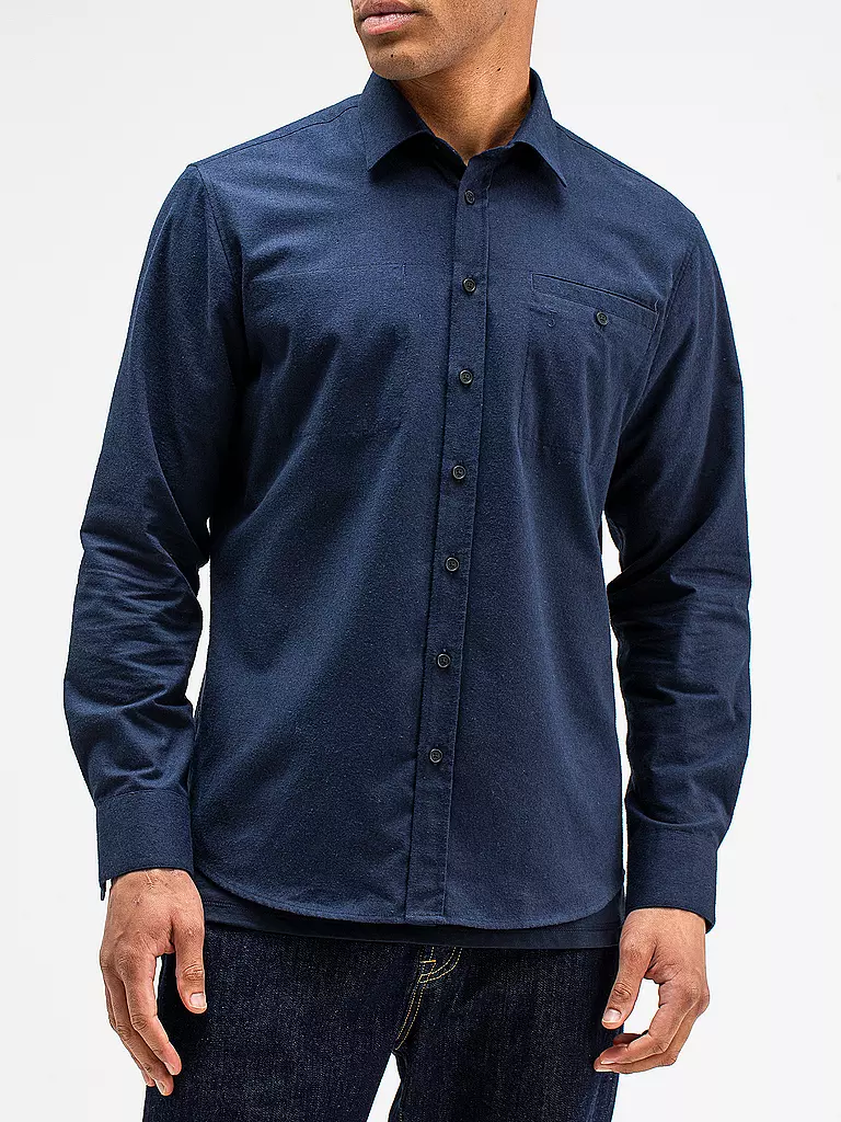 BUTCHER OF BLUE | Flanellhemd DIEPPE | Blu