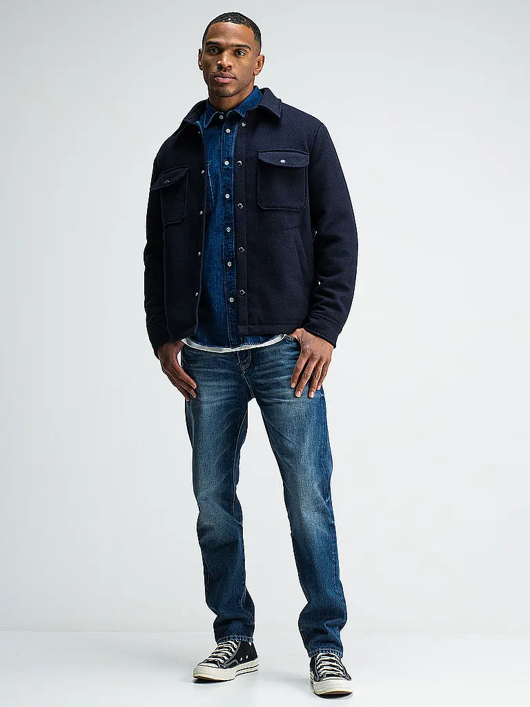BUTCHER OF BLUE | Overshirt NORBU | Blu scuro