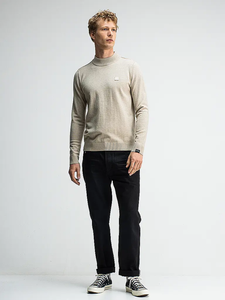 BUTCHER OF BLUE | Pullover CLIFDEN MOCK | Crema