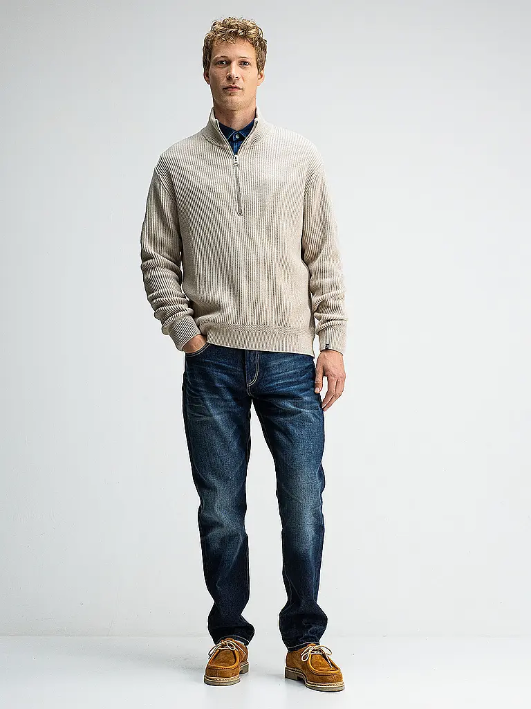 BUTCHER OF BLUE | Pullover Troyer GALWAY | Crema