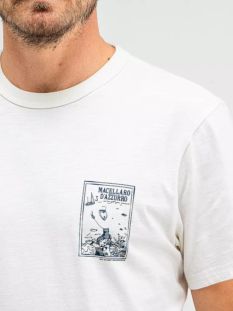 BUTCHER OF BLUE | T-Shirt FRESCO DAZZURO  | Bianco