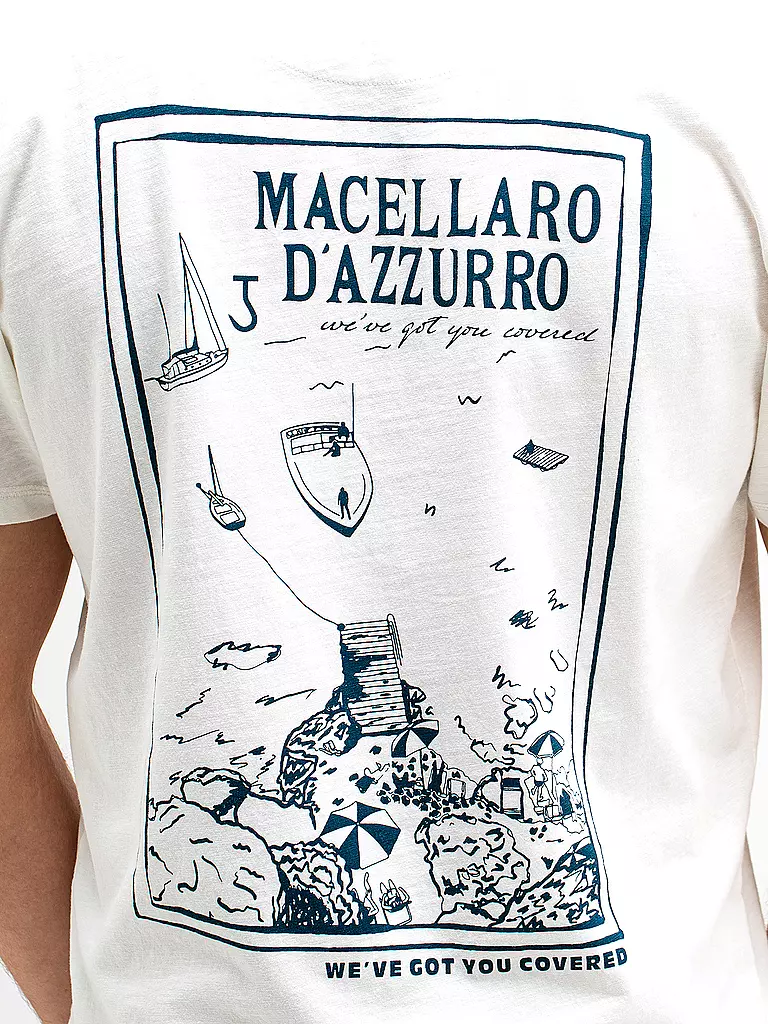 BUTCHER OF BLUE | T-Shirt FRESCO DAZZURO  | Bianco