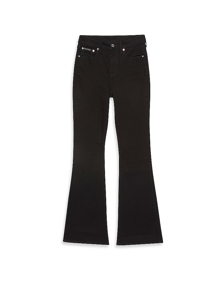 Jeans a zampa nero 27/L32