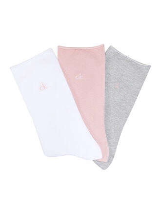 CALVIN KLEIN | Calzini confezione da 3 rosa