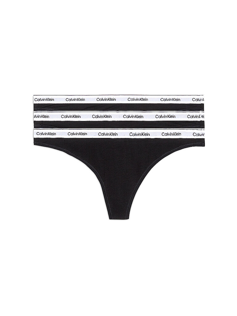 String confezione da 3 nero nero L