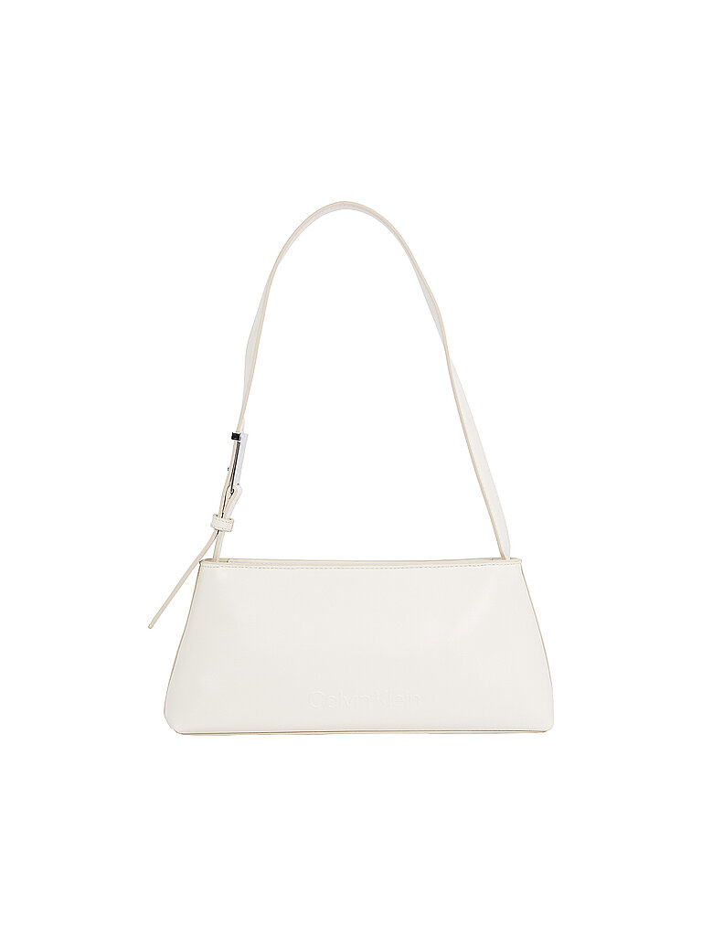 Borsa - Borsa a spalla EMBOSSED bianco
