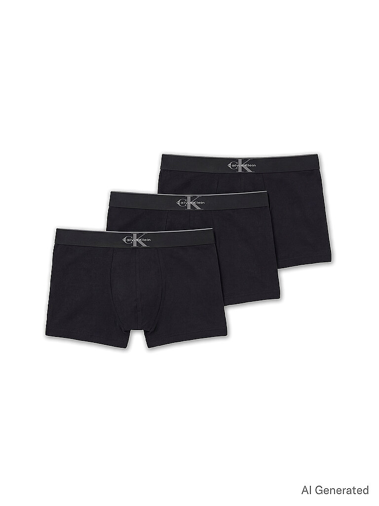 Pants confezione da 3 nero nero XL