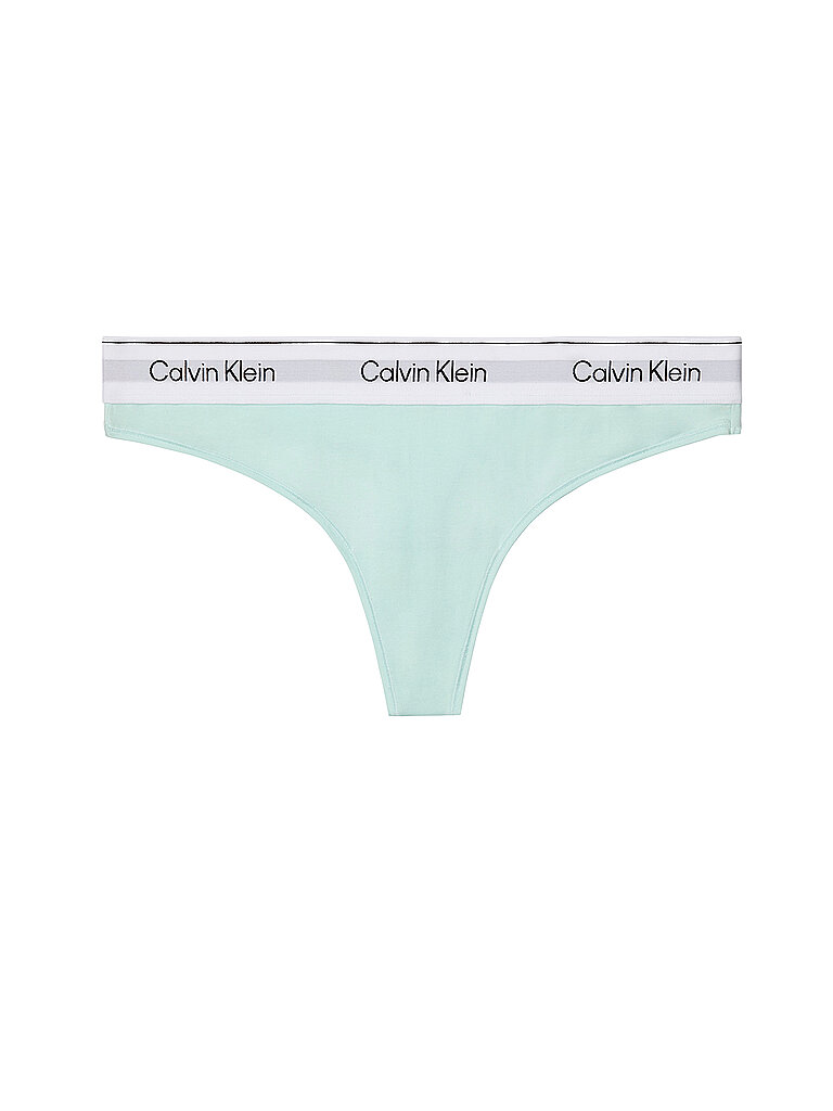 Calvin Klein String verde menta L