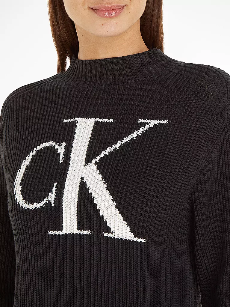 CALVIN KLEIN JEANS | Abito felpa | Nero