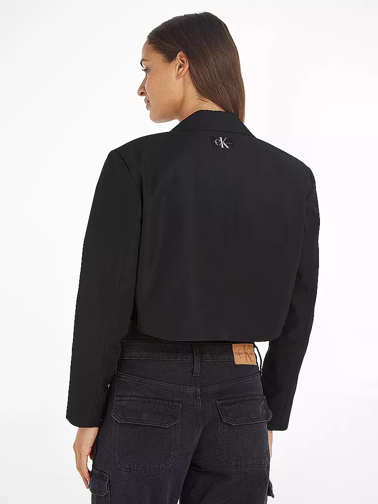 CALVIN KLEIN JEANS | Blazer Cropped Fit  | Nero